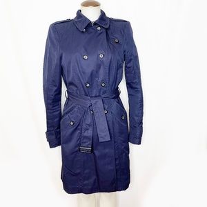 𝅺Blue Zara Trench Coat